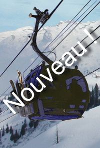 Photo d'une telecabine du Grand Massif Express de samoens